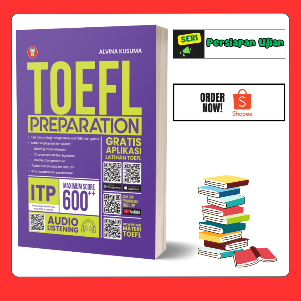 Buku TOEFL Preparation Simulasi Tes ITP Soal Ter-Update