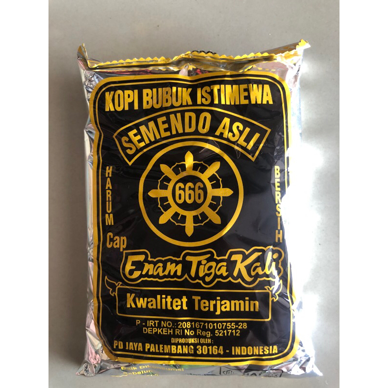 

KOPI SEMENDO ASLI 666 190gram Palembang