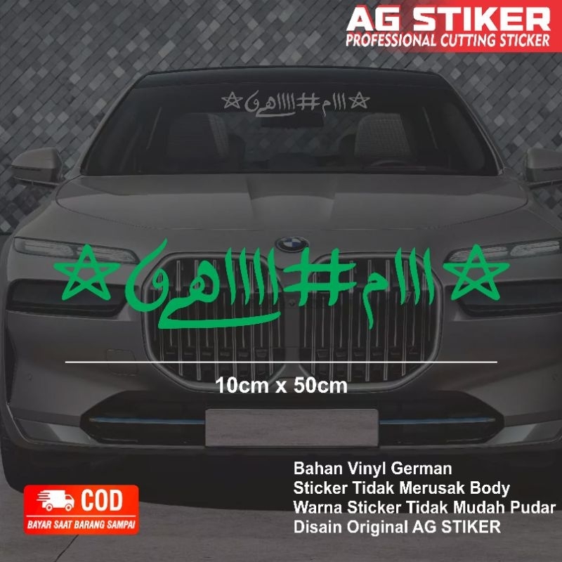 Stiker Mobil RAJA SULAIMAN stiker kaca murah