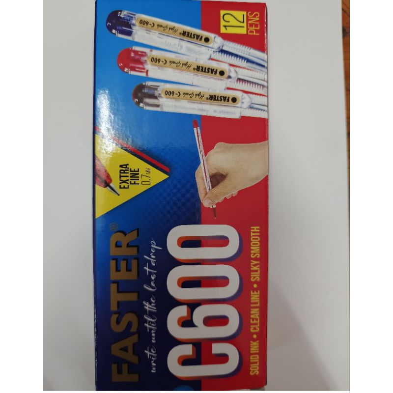 

PULPEN FASTER C 600 (ISI 12PCS)