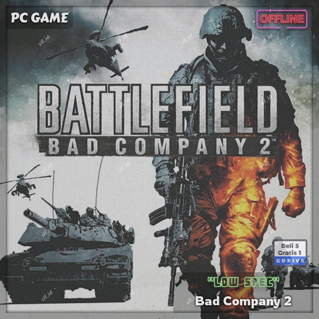 Battlefield Bad Company 2 - BF BC 2 - PC Game - Game PC FPS