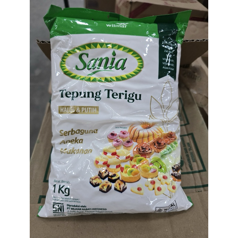 

Tepung Sania 1kg || Tepung Terigu || Tepung Serbaguna || Tepung Murah || Tepung Kue || Tepung Putih dan Halus