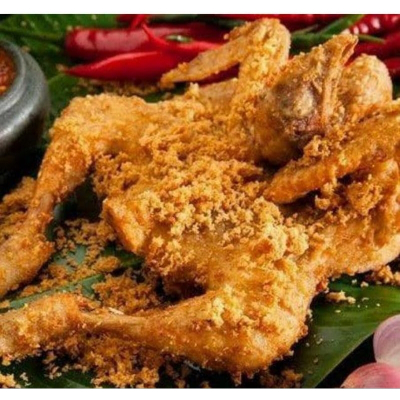 

bisa dadakanan ayam Crispy utuh seperti KFC