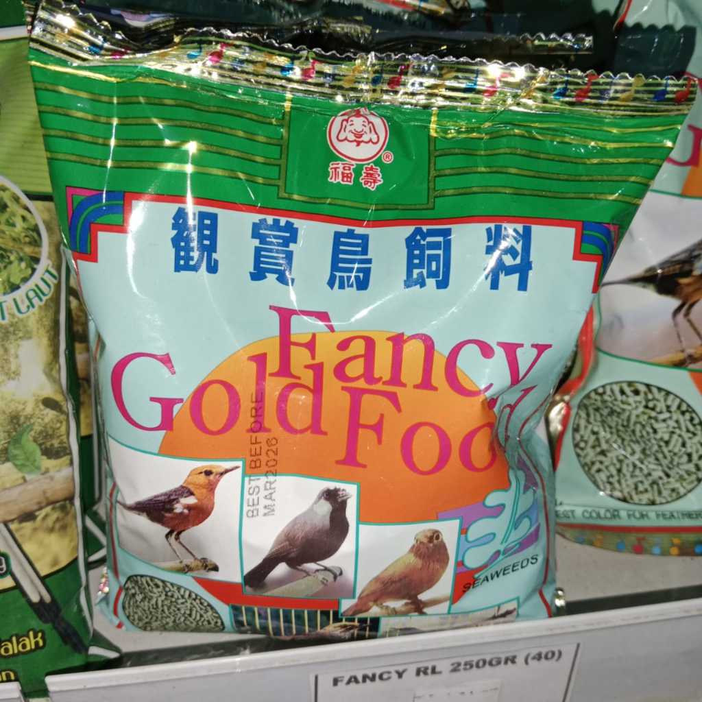 pakan burung fancy gold food voer burung hijau rumput lautpakan burung murai