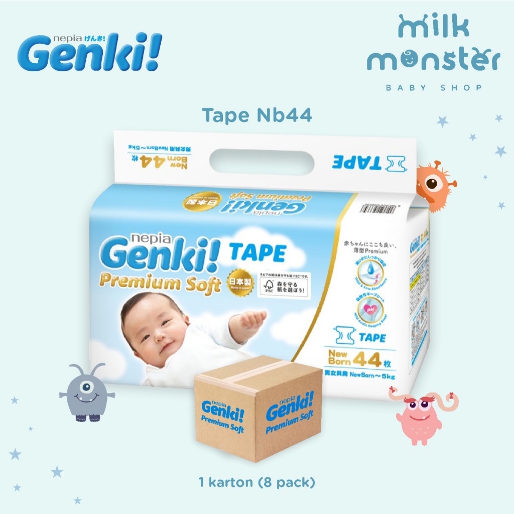 Nepia Genki Tape NB44 / Popok Perekat Nepia Genki