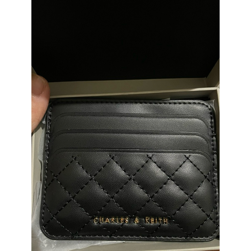 preloved card holder charles & keith