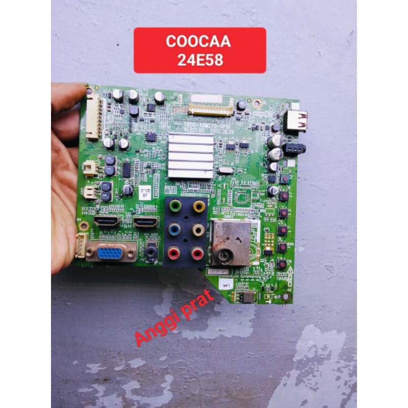 MB COOCAA 24E58 MAINBOARD TV COOCAA 24E58 MODUL TV COOCAA 24E58