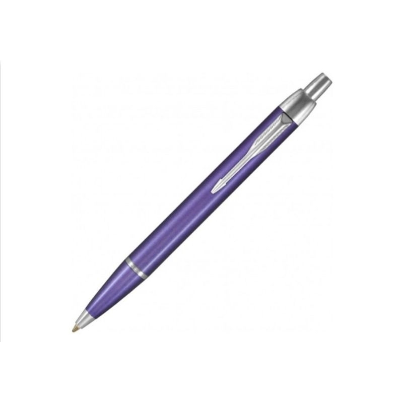 

Parker IM Chrome Trim Ballpoint Pen Purple Violet