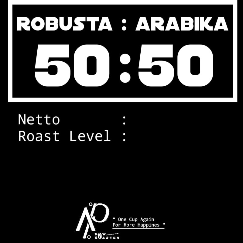 

Biji Kopi House Blend Robusta 50% Arabika 50% 250gr Now Roaster