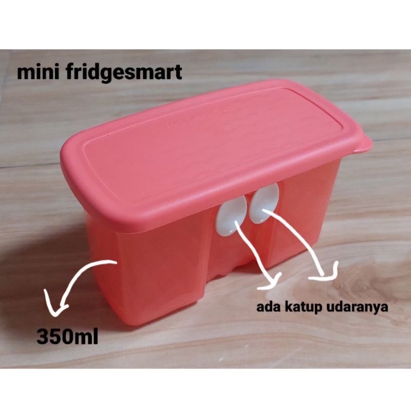 Tupperware Mini Fridgesmart 1pc ecer 350ml  toples plastik buah sayur kulkas freezer wadah sayuran t
