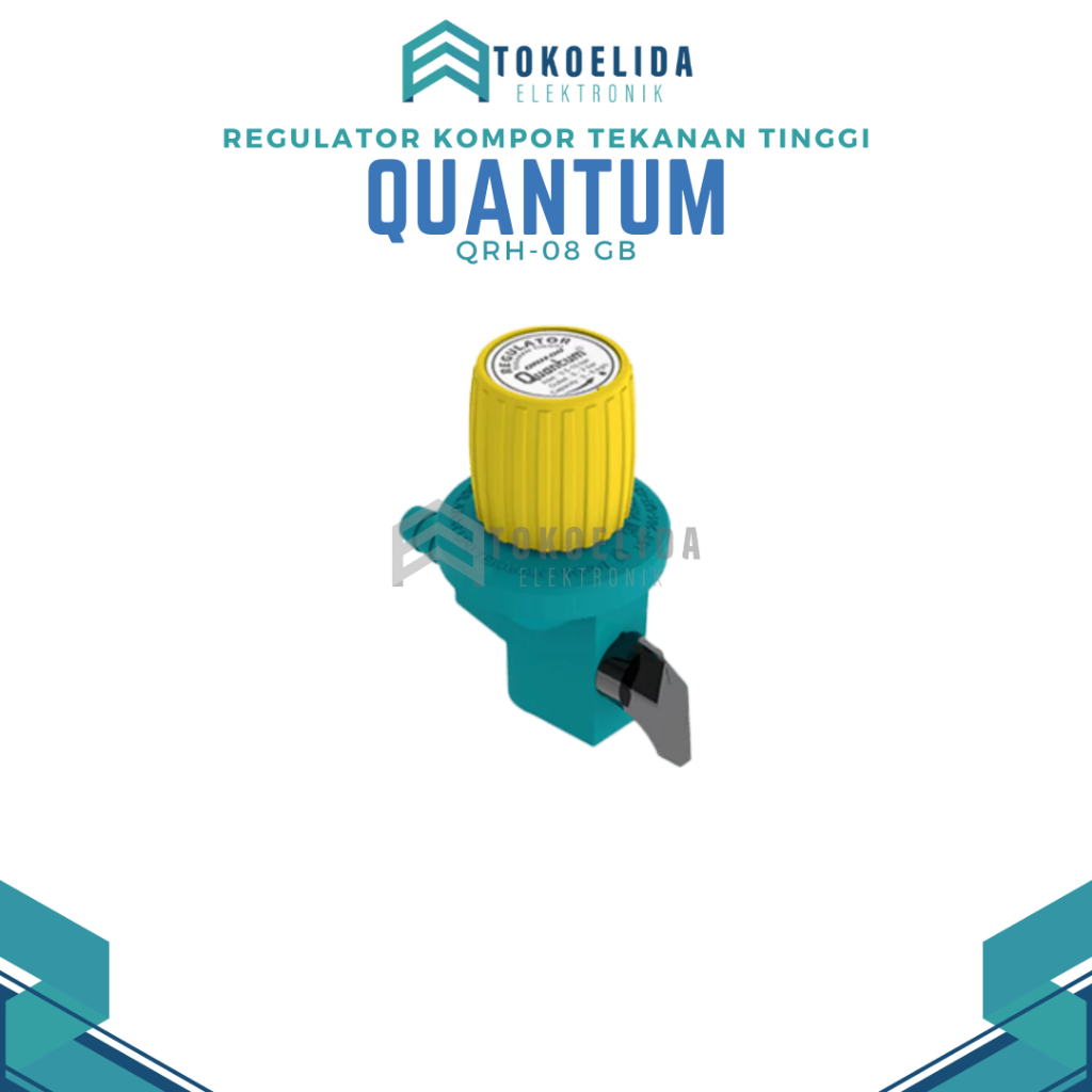 Quantum regulator gas Quantum QRH-08 GB - Regulator tekanan tinggi