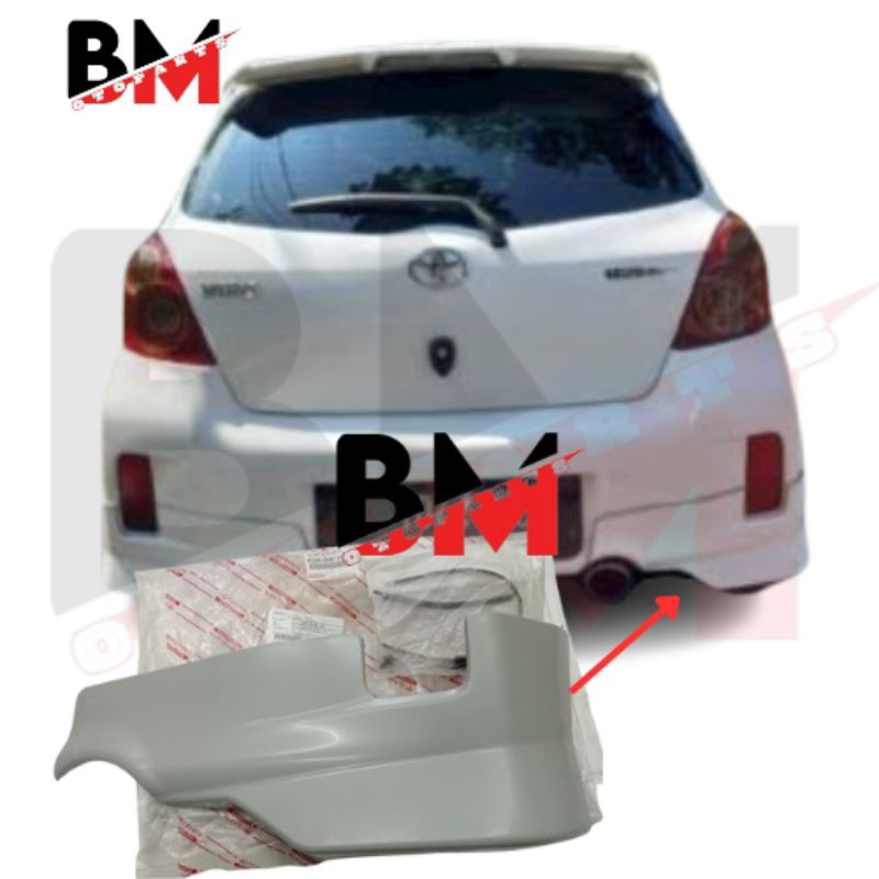 Aero Mudguard Belakang Kanan Yaris NCP91 2012-2013 PZ044-0D561-00