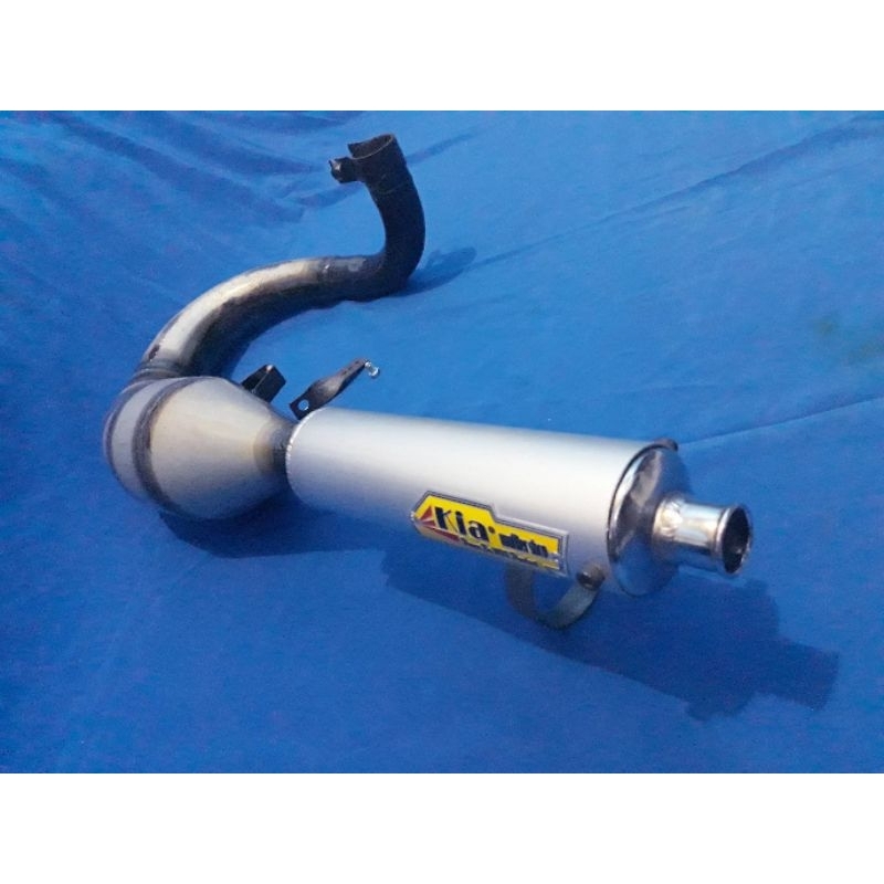 knalpot vespa type kiri slincer alumunium by kia muffler