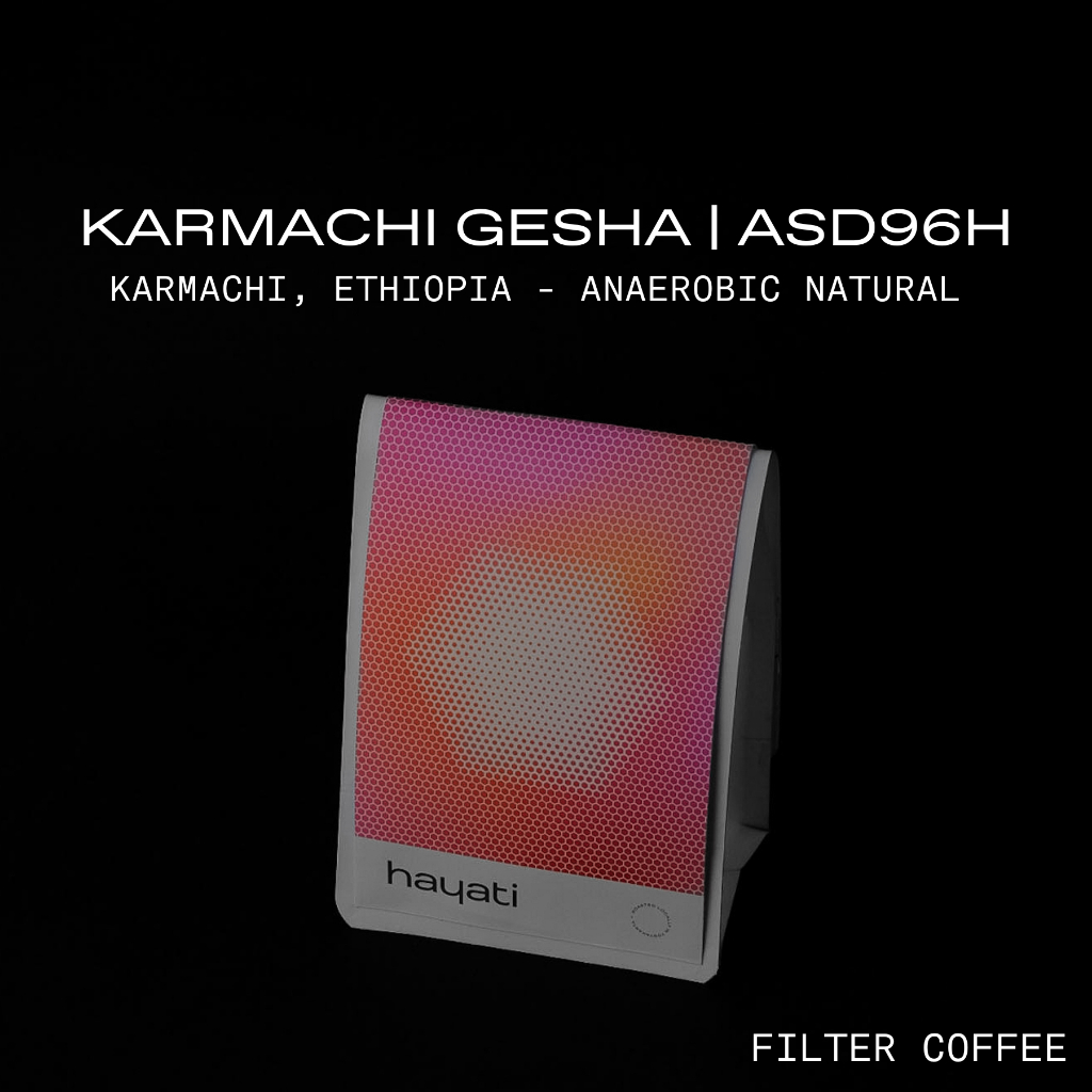 

KARMACHI GESHA | ASD96H | ANAEROBIC NATURAL | SPECIALTY FILTER COFFEE 100gr/200gr