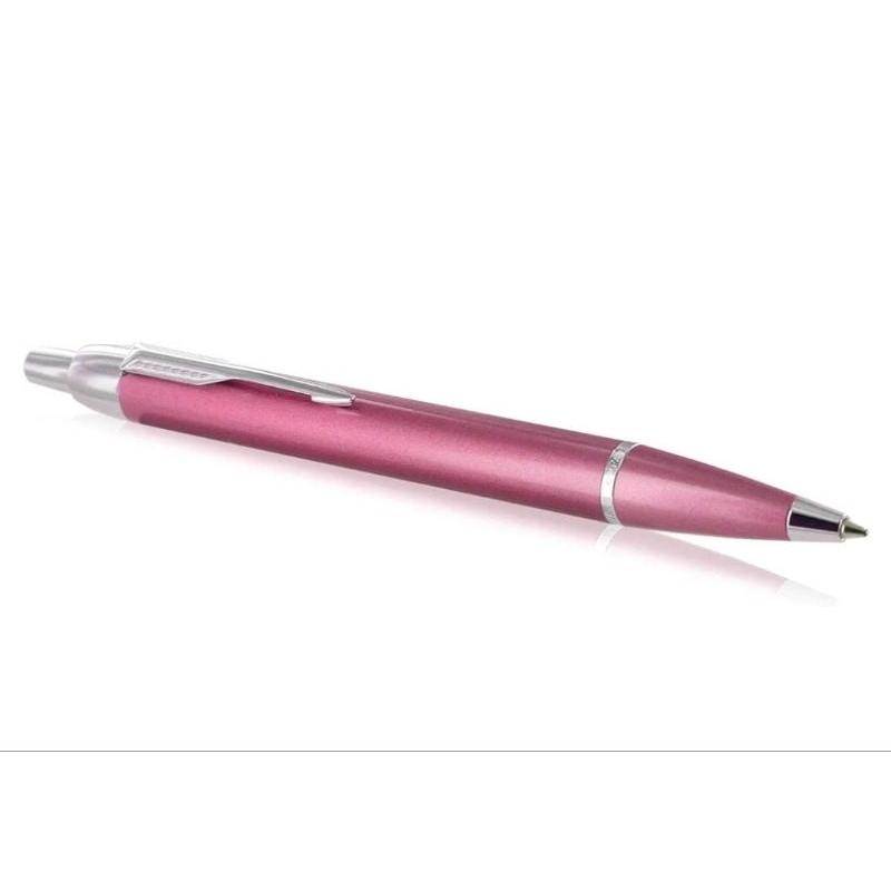 

Parker IM Pink Chrome Trim Ballpoint Pen