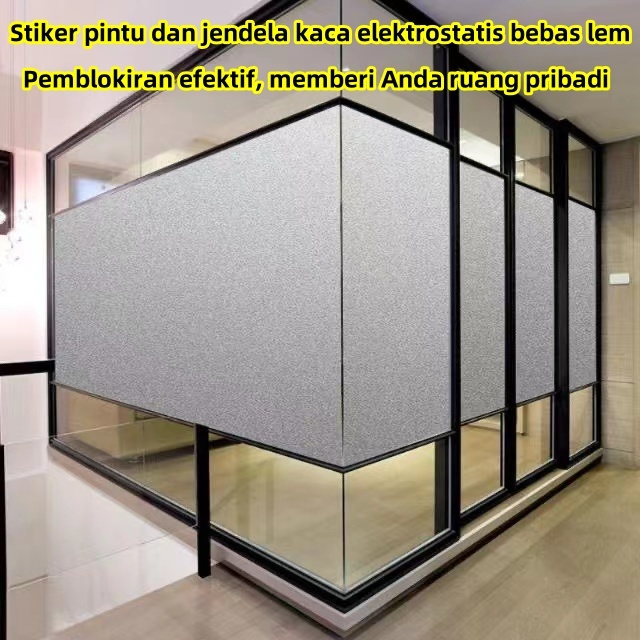 Stiker kaca sandblasted Stiker kaca pintu dan jendela kaca buram polos sandblasted/stiker kaca jende
