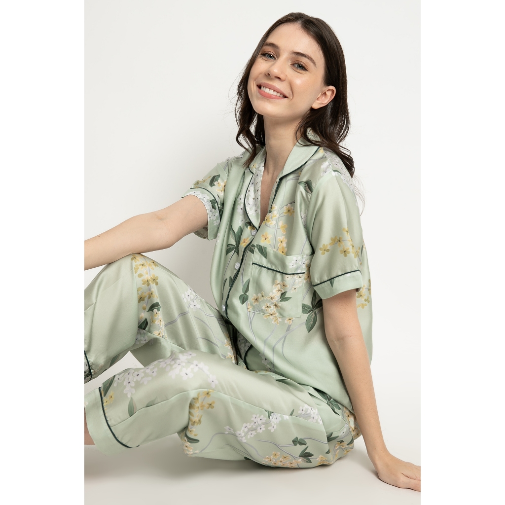 Chelsea ORGANIC SILK Classic Pajamas Set Piyama Tencel