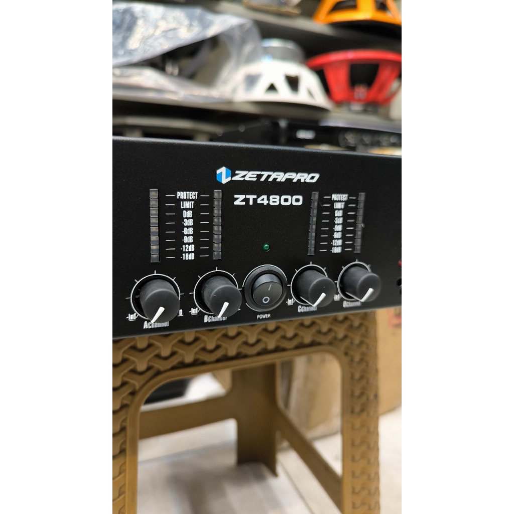 Zetapro ZT4800 Power Amplifier ZT-4800 ZT 4800