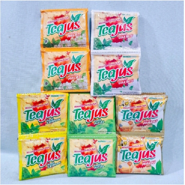 

Teajus/Sisri Gula batu/lemon/melati 1 renceng isi 10pcs