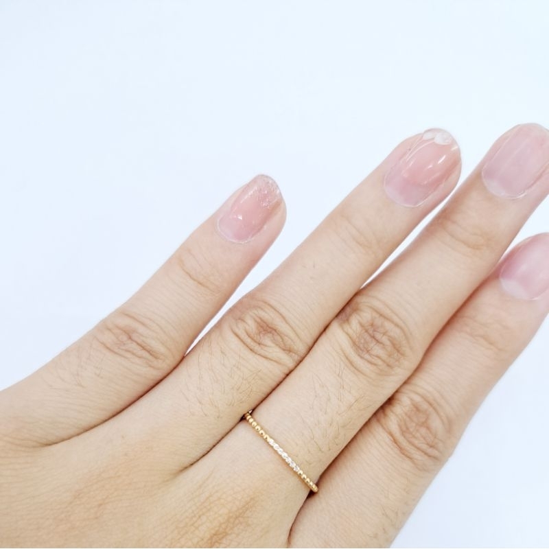 Dewi Ponorogo CINCIN VARIASI MATA Emas Asli Kadar 8k/375% Yellow Gold