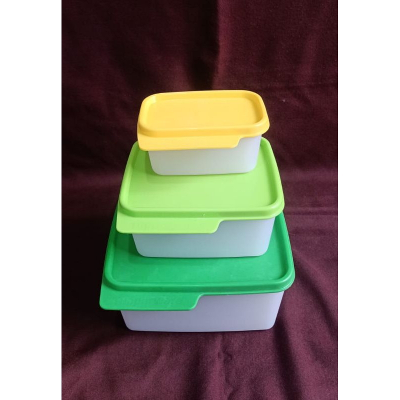 Tempat penyimpanan makanan Tupperware Cozy nest Set 3