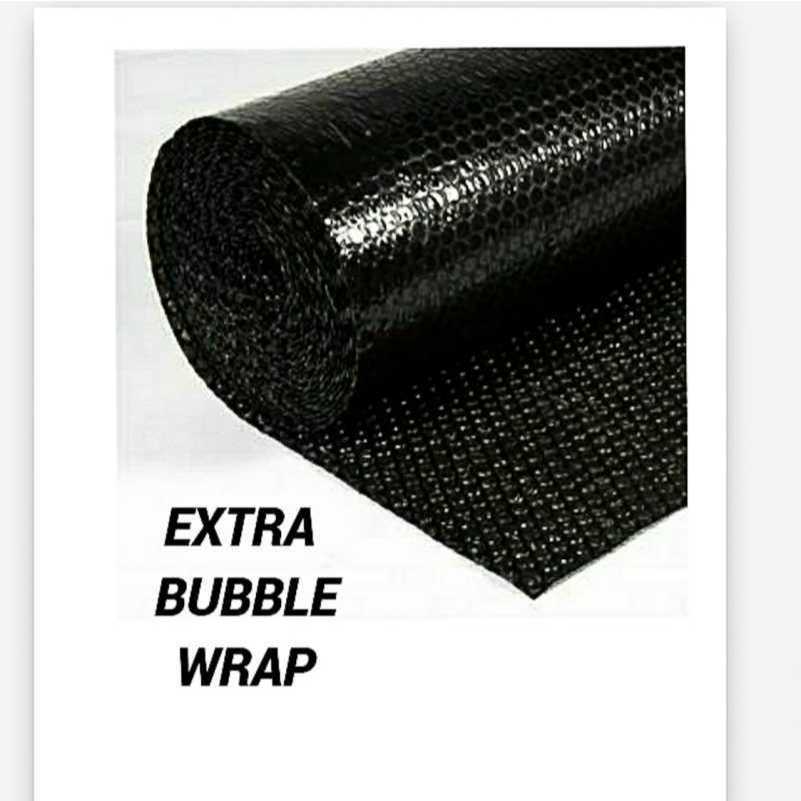 

EXTRA BUBBLE WRAP TAMBAHAN PACKING TEBAL DAN LEBIH AMAN