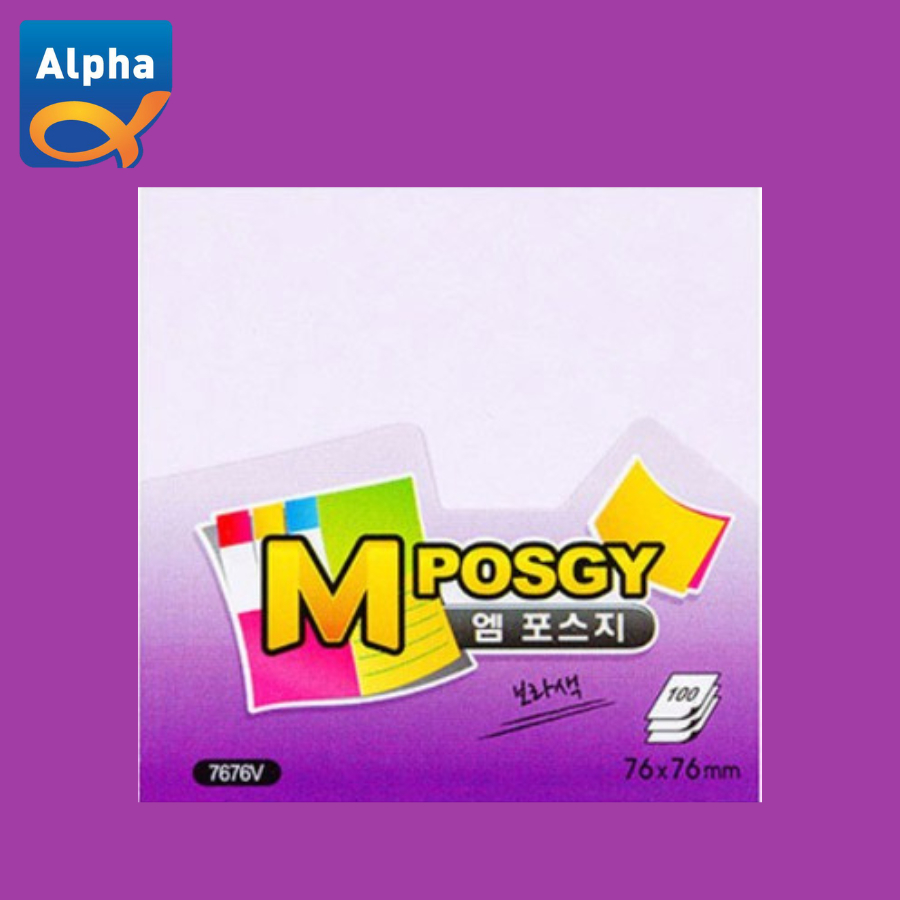 

[M-Posgy] Sticky Notes 76 x 76 mm / Kertas Sticky Notes - Violet