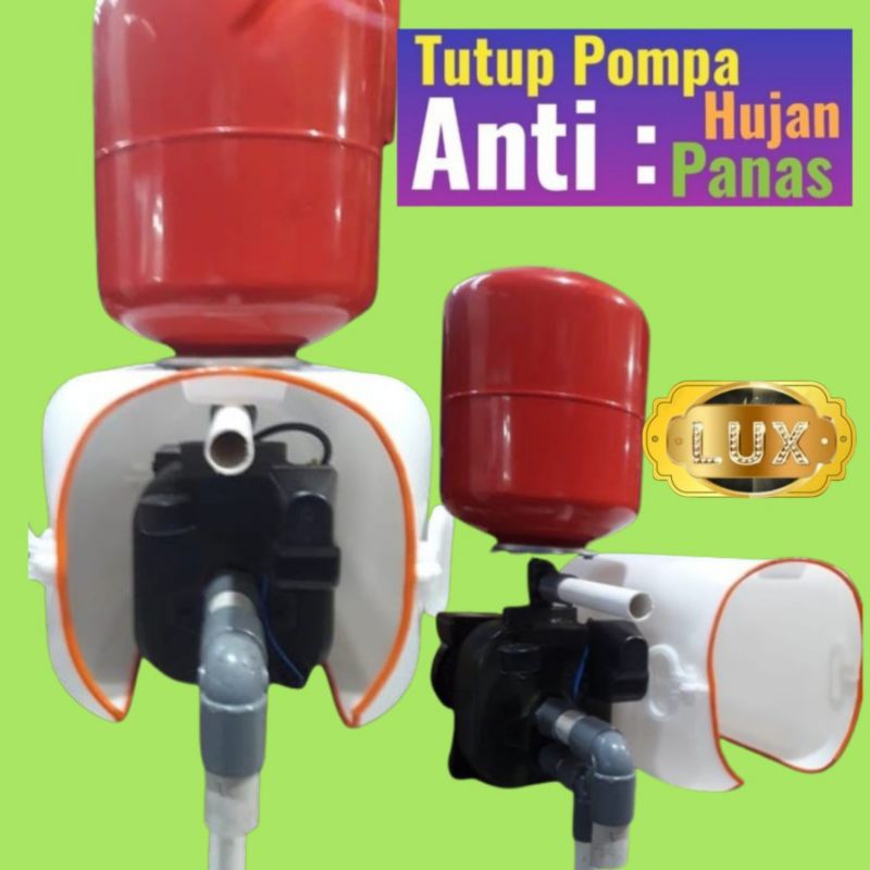 Tutup mesin pompa air jetpump mp 500 watt sanju sj 505 tabung non tangki sj505 bw jet pump uchida (m