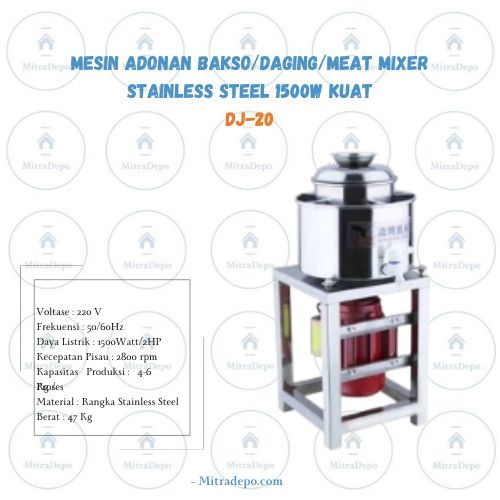 MESIN ADONAN BAKSO/DAGING /MEAT MIXER TYPE LY-20