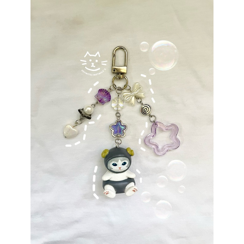 Grey Goat Mofusand Keychain | Gantungan Mofusand | Mofusand Keychain