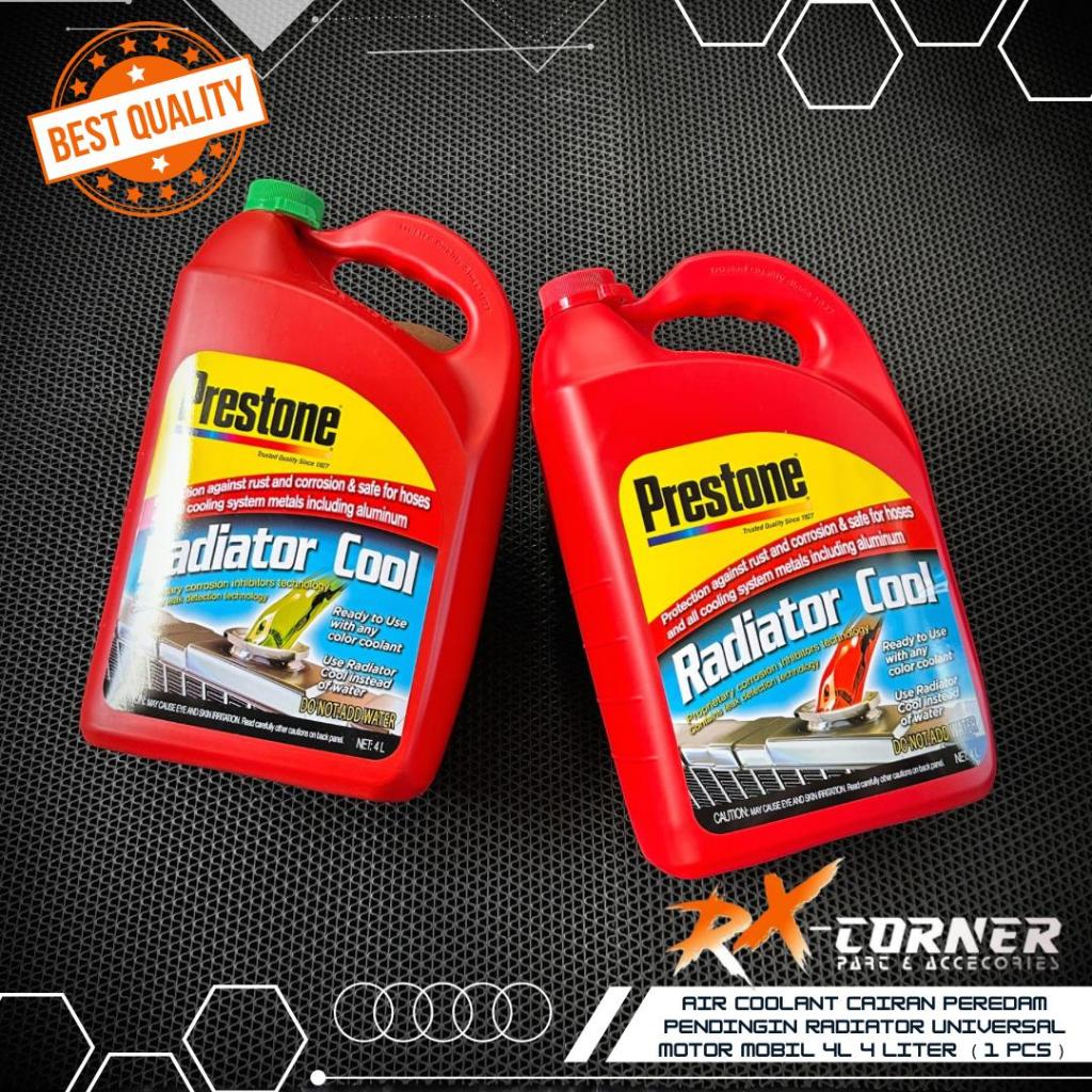 Air Coolant Cairan Pendingin Radiator UNIVERSAL MOTOR MOBIL ORIGINAL Prestone 4L 4 Liter