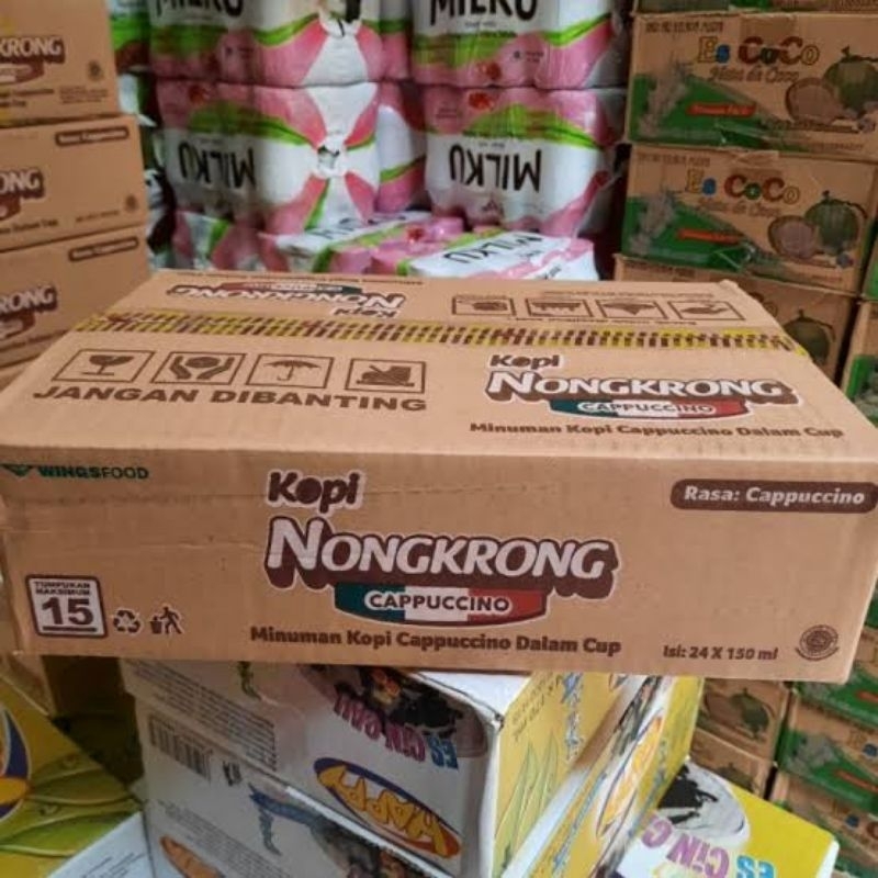 

Kopi Nongkrong 1pack isi 24pcs 150ml kopi instant kemasan cup
