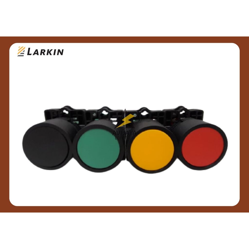 Push Button Plastic Head Flat Larkin LB2-EA21, EA31, EA51, EA42