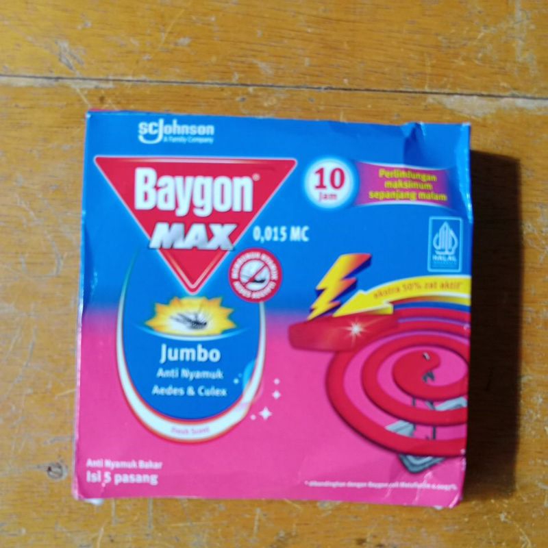 Obat nyamuk bakar Baygon Max Jumbo