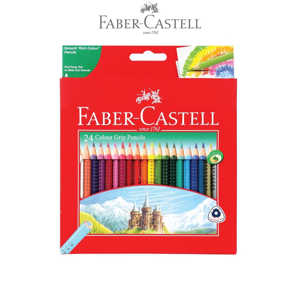 

KODE C12R FaberCastell Colour Grip Pencils 24