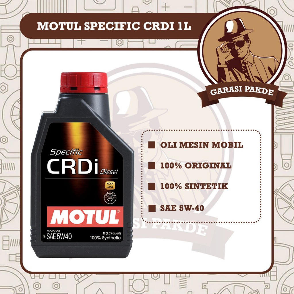 Motul Specific CRDi Diesel 5W-40 1L - Oli Mesin Mobil Diesel Original