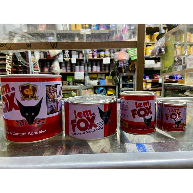 Lem Fox Kuning Lem Kayu Lem Kulit Lem Karet Plastik