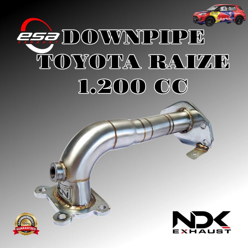 DOWNPIPE RAIZE ROCKY 1200 CC NON TURBO NDK EXHAUST DOWNPIPE RACING MOBIL KNALPOT MOBIL RACING