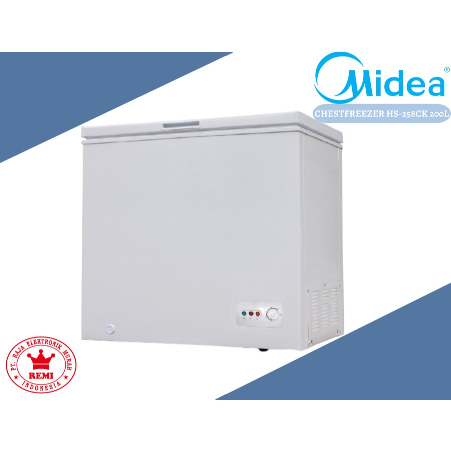 Midea HS-258CK Chest Freezer 200 Liter