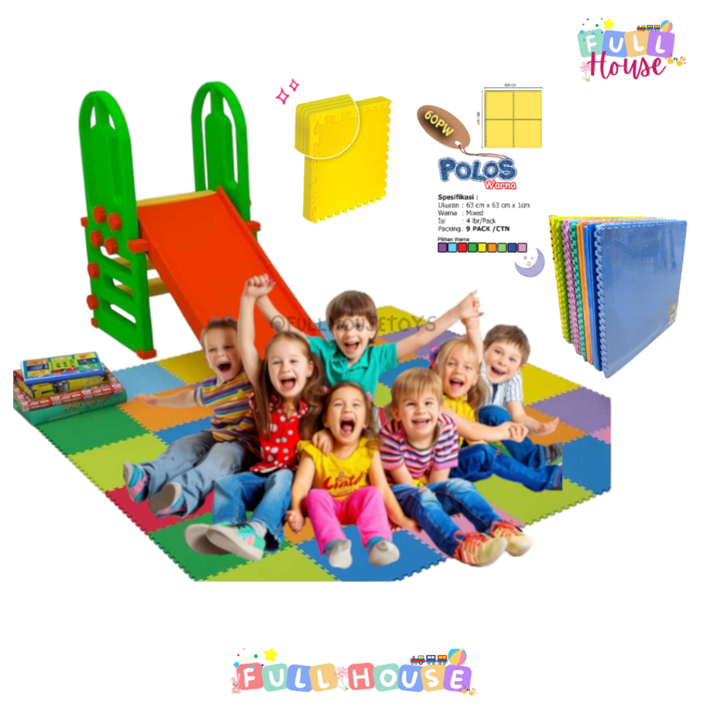 KARPET ALAS MAIN ANAK PUZZLE EVA EDUMATS 60X60