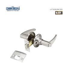 Door Handle DEKKSON Lever Set LS T6300 SET Pintu Kamar Mandi Aluminium LS T6300 BK SSS & LS T6300 ET