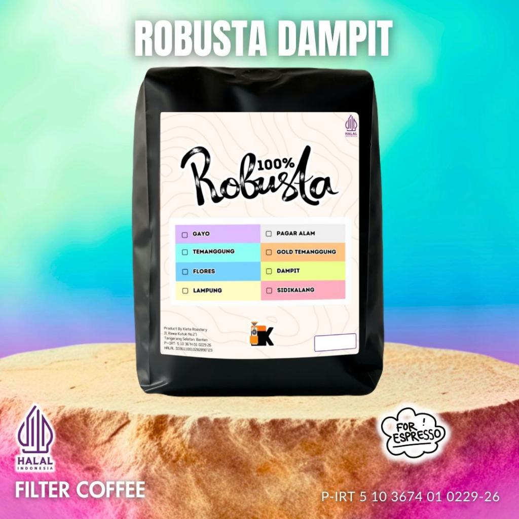 

Kieta Roastery - Biji Kopi Espresso Robusta Dampit 200g / Bubuk Roasted Coffee Bean
