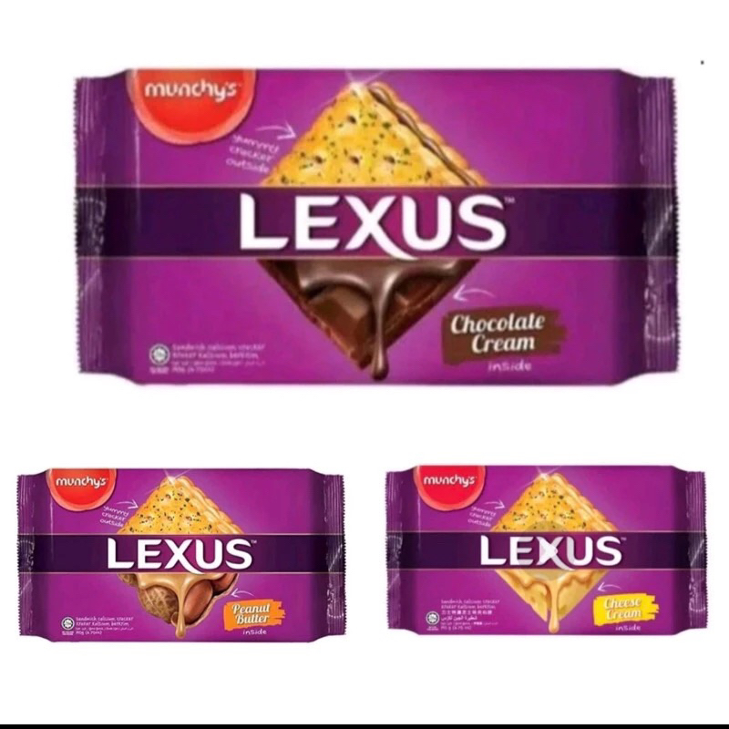 

Munchy’s LEXUS Krekers Sandwich Biskuit 190gr