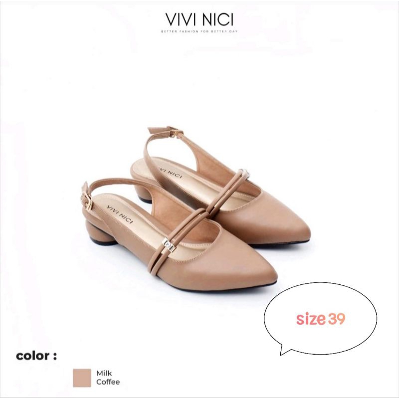 Sepatu Sandal Wanita Vivi Nici Celeste Size 39