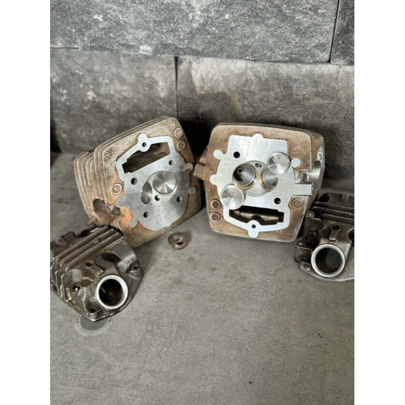 KOP HEREX 300cc KOMPETISI FULL ALBORN BOSH KLEP DRAT KLEP 36-31 batang 5mm