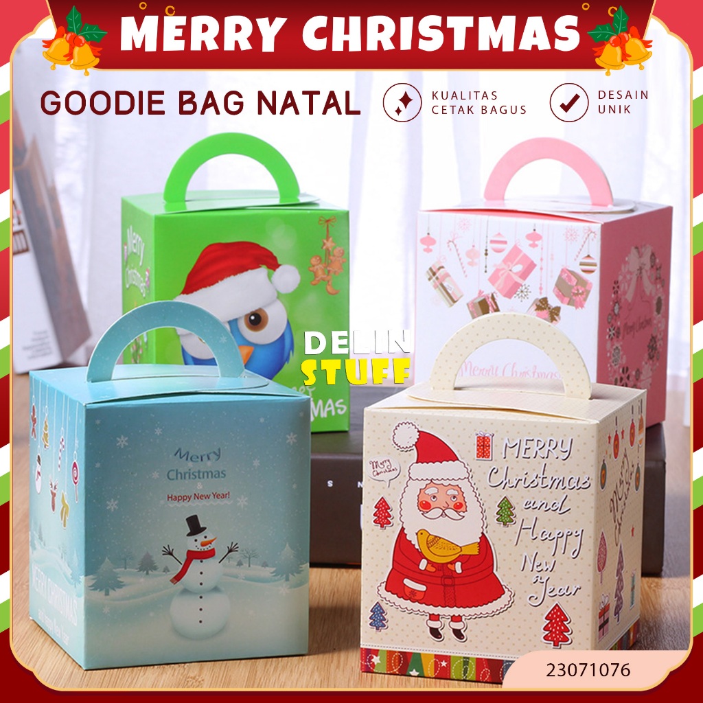 

Goodie Bag Natal Anak Box Hampers Natal Unik Paper Bag Natal Tas Natal Tas Souvenir Natal (23071076)