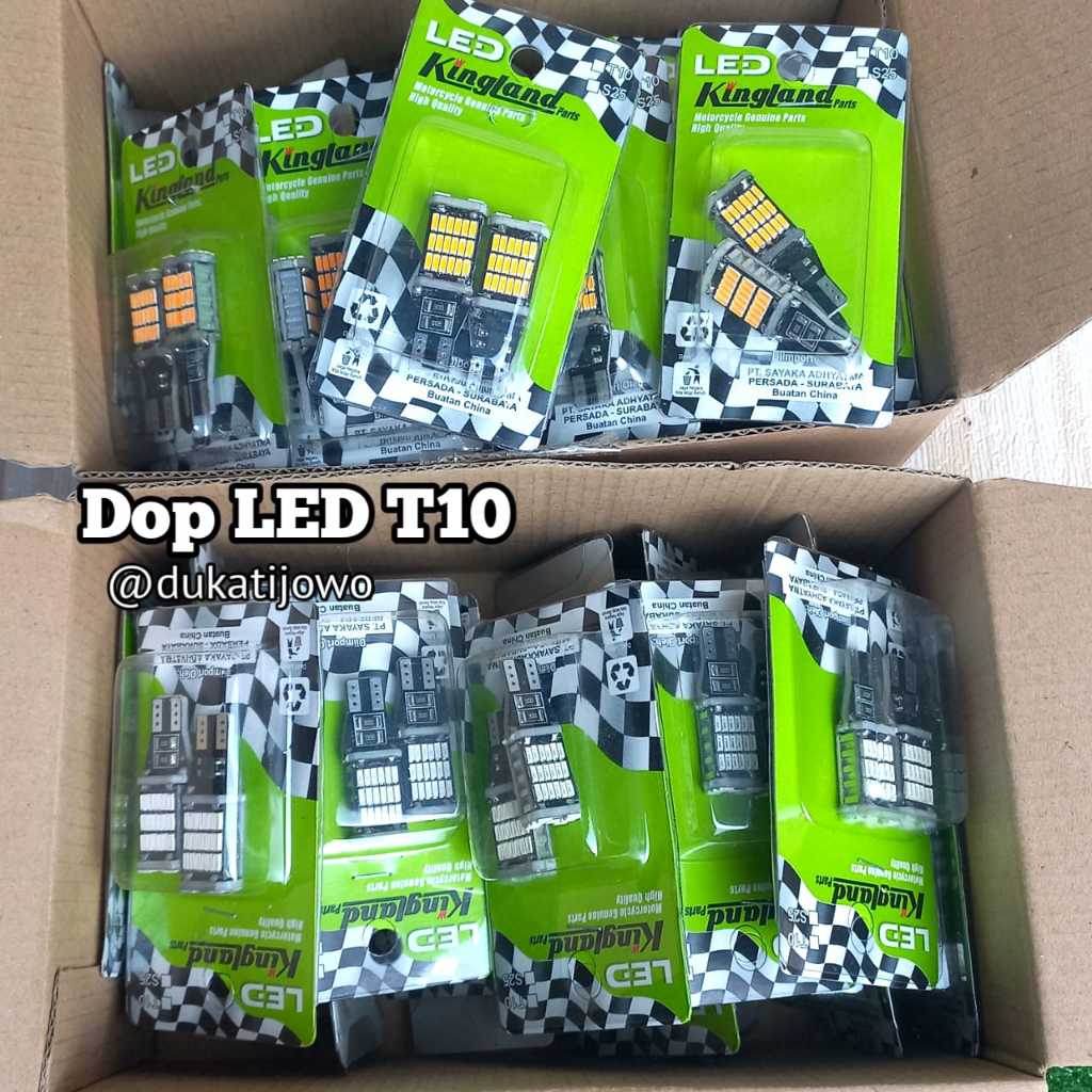 Dop Led T10 Lampu Sein Senja T10 Super Terang Bohlam Led T10 Mobil Motor