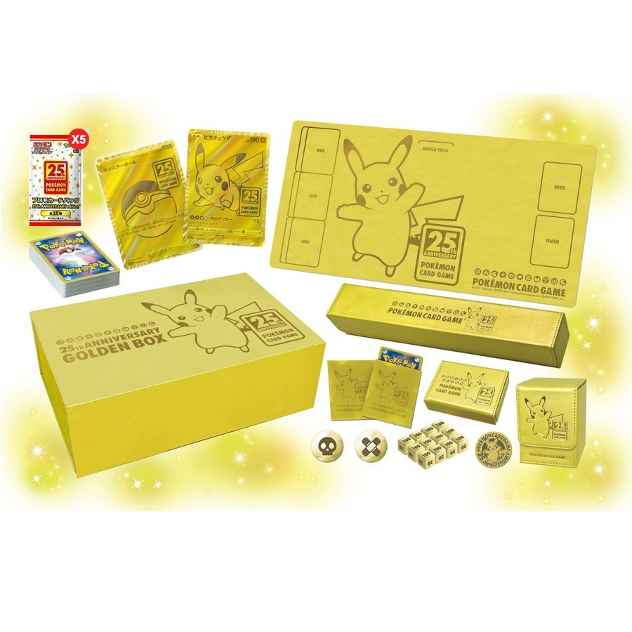 Pokemon Card Game Celebrations 25th Anniversary Golden Box Japan Ori