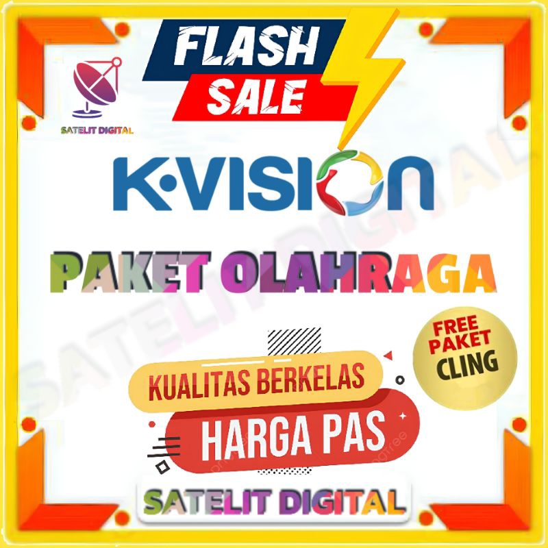 Paket OLAHRAGA G01 - Gratis Paket Cling - K-Vision