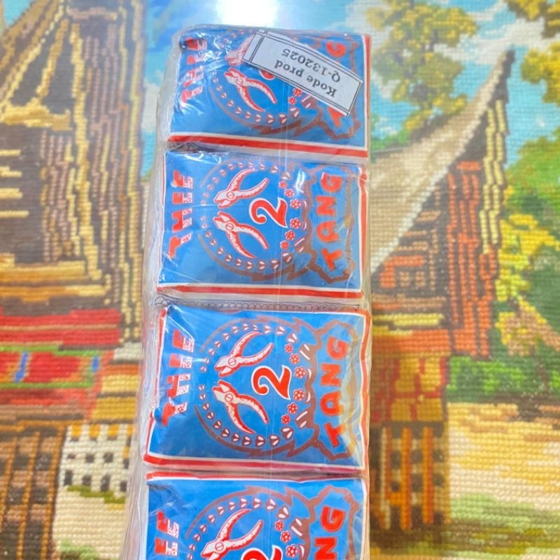 

Teh Tang Biru Paling Di cari isi 1 slop 400gr | Teh Solo | Teh Racik | Teh Melati | Teh 2 tang